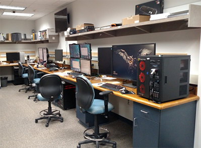 Laboratorio de criminalística de alta tecnología