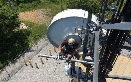 Un escalador de torres VSP.