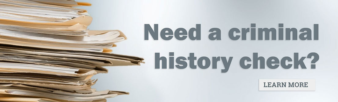 ¿Necesita un chequeo de antecedentes penales?