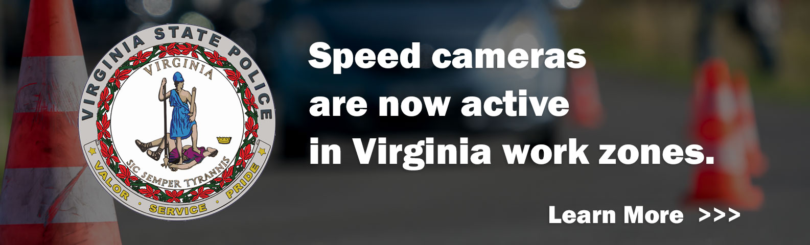 cámara de velocidad-2 ¡Las cámaras de velocidad ya se encuentran activas en las zonas de trabajo de Virginia!